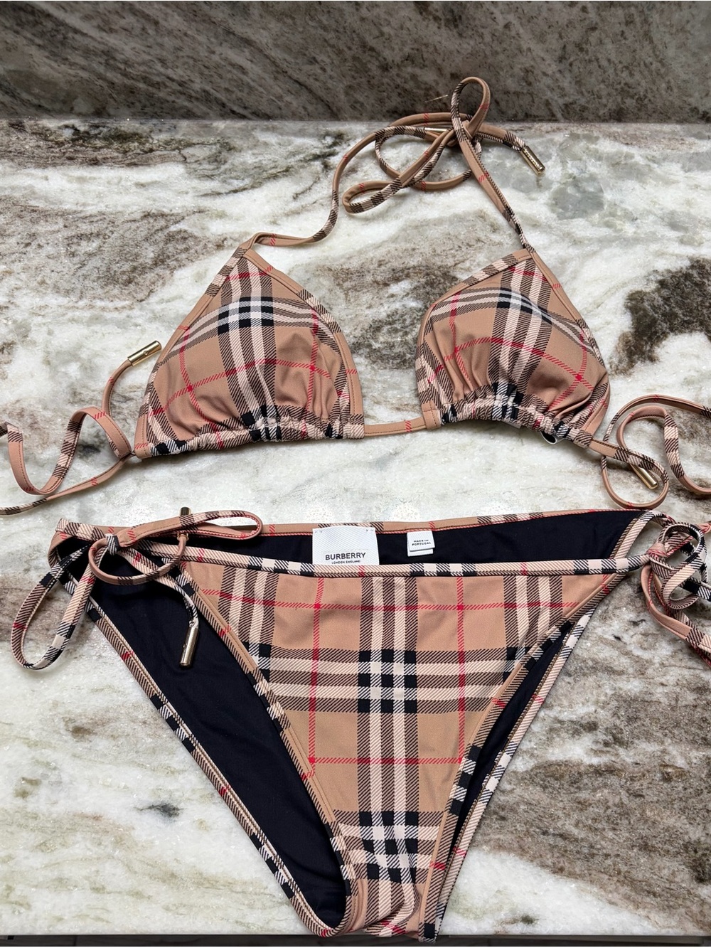 Like NEW! Burberry Check Bikini - Picture 4 of 8